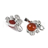 Natural Carnelian(Dyed & Heated) Pendants G-I374-A-P04-2