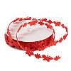 20 Yards Malan Flower and Butterfly Polyester Lace Trim OCOR-TAC0016-18E-1