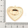 Rack Plating Brass Pendant Cabochon Setting KK-M261-05G-3