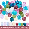  80Pcs 8 Style Natural Gemtone Beads G-NB0003-51-4