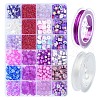 DIY Acrylic & Polymer Clay Stretch Bracelets Making Kits DIY-YW0008-96-1