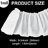 FINGERINSPIRE Cotton Pleated Lace Trim Ribbon OCOR-FG0002-63C-02-2