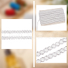 Polyester Thread & Filigree Braided Lace Trim OCOR-WH0097-13A-5