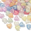 Luminous Transparent Acrylic Beads OACR-B031-18-2