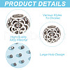 GOMAKERER 60Pcs 12 Styles Hollow Tibetan Style Alloy European Beads TIBEB-GO0001-04-5