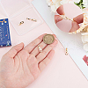 SUNNYCLUE 6Pcs Brass Fold Over Clasps KK-SC0005-46-3