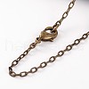 Brass Cable Chain Necklaces NJEW-JN01537-03-2