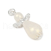 ABS Plastic Imitation Pearl Pendants PALLOY-JF04009-3