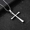 304 Stainless Steel Pendant Necklaces NJEW-P329-03C-P-2