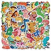 50Pcs Dinosaur PVC Sticker Labels STIC-E006-04-2