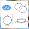Unicraftale 2Pcs 304 Stainless Stee Locket Pendants FIND-UN0016-55B-4