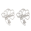 Non-Tarnish 201 Stainless Steel Pendants X-STAS-M318-02P-1
