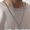 Football Soccer Shoe 667 Stainless Steel Pendant Necklaces for Men FS-WG4A7BD-02-3