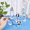 BENECREAT 5Pcs 5 Styles Acrylic Hexagon Display Stands OACR-BC0001-22-3