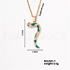 Trendy Snake Pendant Necklace MU5587-7-1