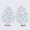 PU Leather Big Pendants FIND-T020-003M-1