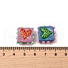 Handmade Lampwork Enamel Beads LAMP-S079-09-3