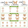 Wood Cabochons WOOD-TA0001-33-4