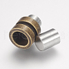 304 Stainless Steel Magnetic Clasps STAS-E144-052AB-3
