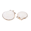 Natural Scallop Shell Pendants SSHEL-N038-14-2