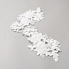 Polyester with Rhinestone Iron on/Sew On Patches PATC-WH20002-02B-2