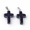 Synthetic Blue Goldstone Pendants G-J354-03-2