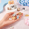  16Pcs 8 Styles Opaque Resin Pendants RESI-TA0002-23-9