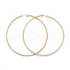 304 Stainless Steel Big Hoop Earrings EJEW-F188-24G-G-1