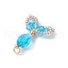 Transparent Glass Pendants PALLOY-MZ00725-05-3