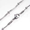 304 Stainless Steel Necklaces NJEW-D281-09-3