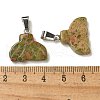Natural & Synthetic Mixed Gemstone Pendants G-Z067-01P-01-5
