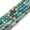 Dyed Natural Regalite/Imperial Jasper/Sea Sediment Jasper Beads Strands G-B124-C05-02-1