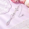 Alloy Planet Moon Hanging Ornaments HJEW-JM03018-1