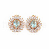 Brass Micro Pave Cubic Zirconia Pendants KK-S364-273A-1