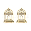 201 Stainless Steel Pendants STAS-I332-09G-1