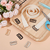 Olycraft 16Pcs 4 Colors Zinc Alloy Underwear Strap Buckles FIND-OC0003-08C-5