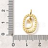 Brass Micro Pave Cubic Zirconia Pendants ZIRC-P123-01G-C01-3