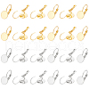 Unicraftale 40Pcs 2 Colors 304 Stainless Steel Leverback Earring Findings KK-UN0002-07-1