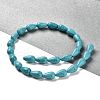 Synthetic Howlite Beads Strands TURQ-F018-05A-4