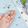 Olycraft 12Pcs 4 Colors Alloy Puppy Beads FIND-OC0003-28-3