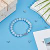 BENECREAT 925 Sterling Silver Bead Tips with Suede Fabric Square Silver Polishing Cloth FIND-BC0013-10C-5