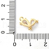Brass Micro Pave Cubic Zirconia Charms KK-S513-04G-3