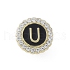Letter Enamel Pins JEWB-S042-03U-G-1