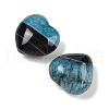 Mother's Day Gifts Natural Agate(Dyed & Heated) Heart Palm Stone G-Q021-04B-2