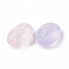 Transparent Frosted Acrylic Beads OACR-P013-37M-3
