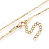 1.5MM 304 Stainless Steel Column Round Link Chain Necklaces NJEW-T016-05G-2