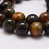 Natural Tiger Eye Bead Strands G-P230-07-16mm-3