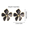 304 Stainless Steel Enamel Stud Earrings FS-WG1F046-06-1