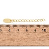 Brass Ends with Chain KK-D378-09G-03-3