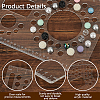 BENECREAT 1Pc Acrylic Bead Design Boards AJEW-BC0008-05-4